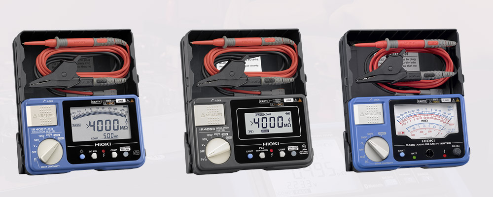 INSULATION TESTERS,MEGOHMMETERS